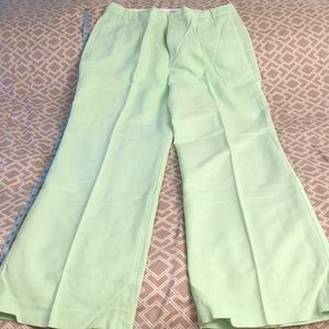 Linen blend trouser